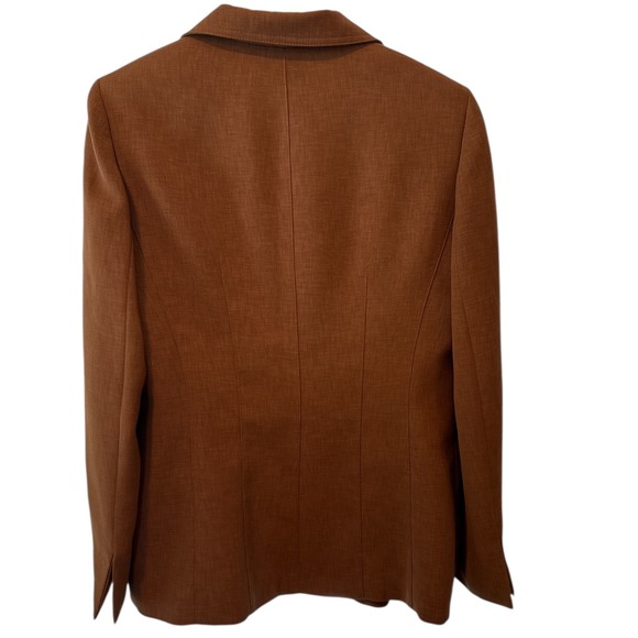 Kasper Womens Lined Rustic Open Front Blazer Jacket Size 10 Career Office‎ - Picture 4 of 7